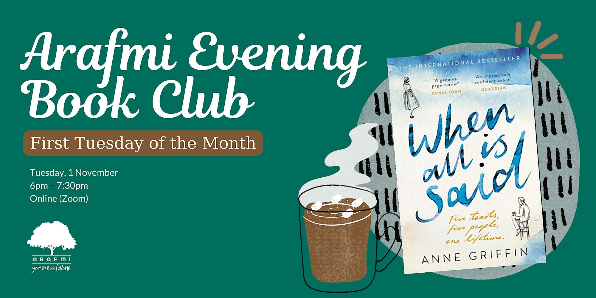 Arafmi Evening Book Club – November