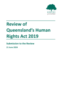 Arafmi Submission QueenslandHuman Rights Act Review 210624 1