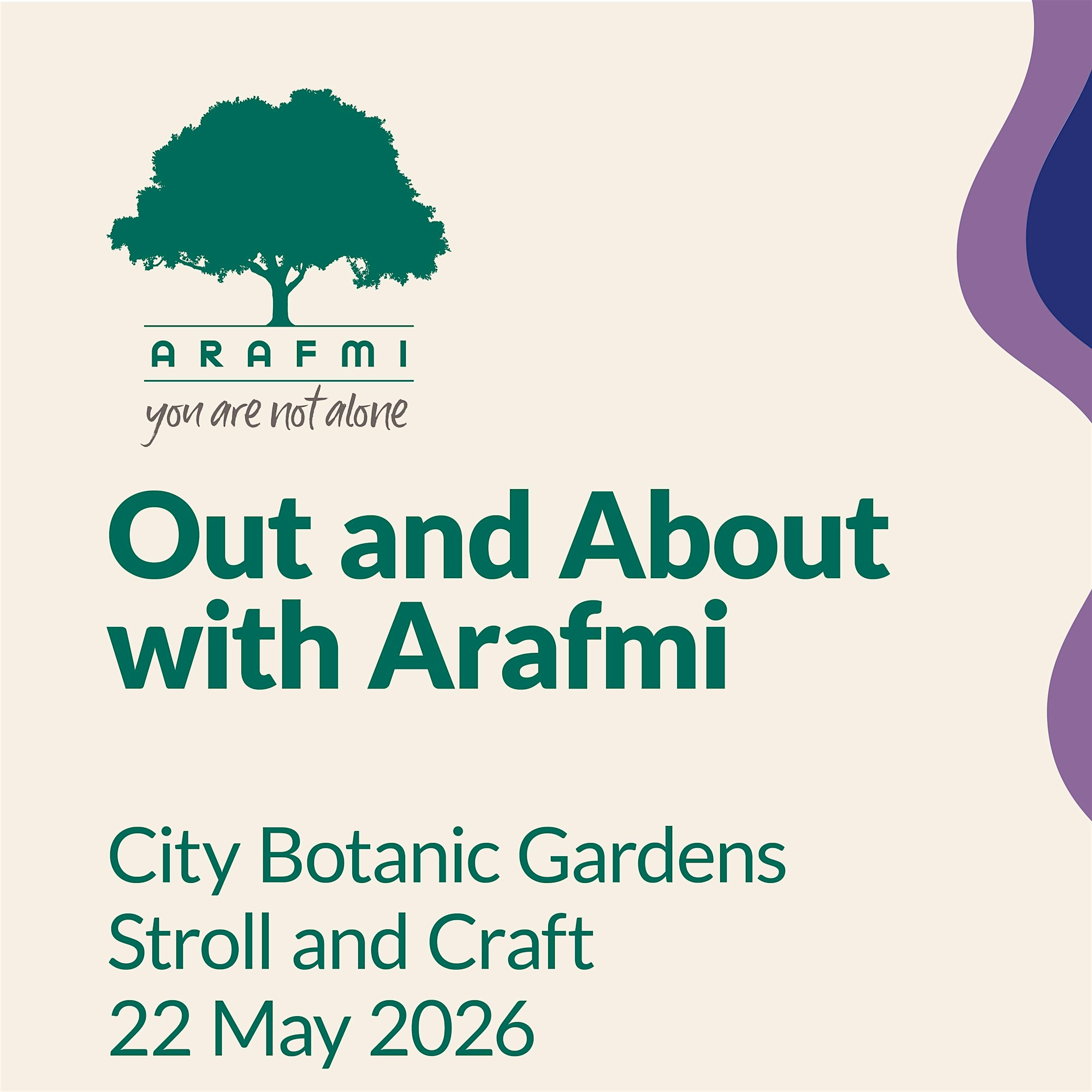Out and About with Arafmi – City Botanic Gardens Stroll and Craft