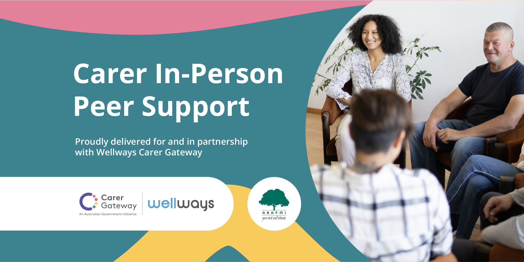 Arafmi Online In Person Peer Support Group for Mental Health Carers – Sunshine Coast